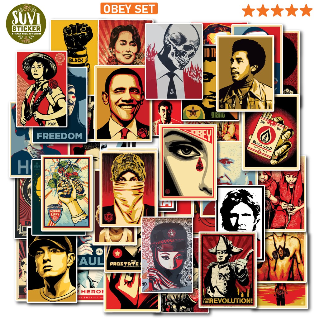 Nguyên bộ sticker dán full nón 3/4 không thấm nước. MSP: Full34