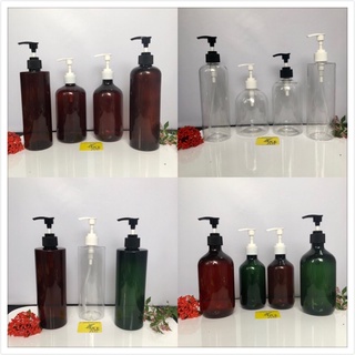 Bình Nhựa 500ml vòi nhấn nhỏ giọt đựng gel nước rửa tay , đựng dầu gội , đựng nước sát khuẩn, đựng dầu ăn, nước tương