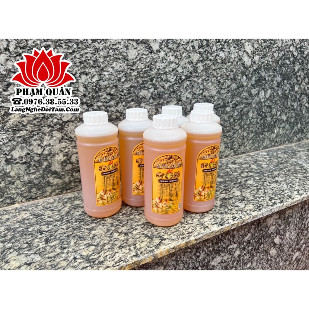 Tinh dầu gừng nóng massage body, giảm béo, đả thông kinh lạc