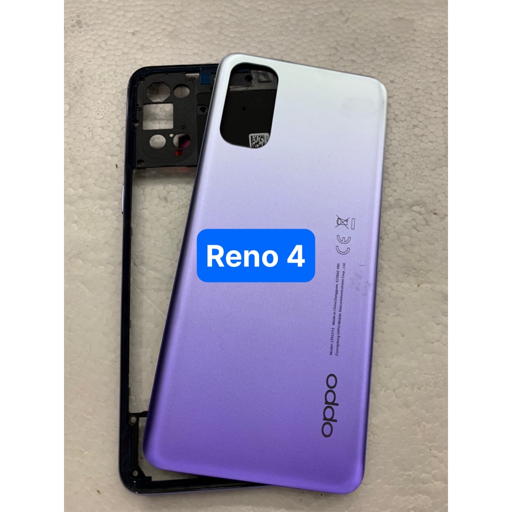 Bộ vỏ, Lưng + viền điện thoại oppo reno 4 / có mã kèm luôn khay sim