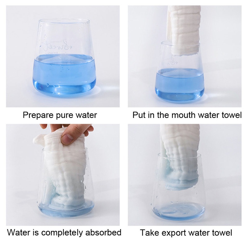 Set 5 Khăn Lau Mặt Bằng Cotton Mềm Tự Nhiên Cho Bé Sơ Sinh