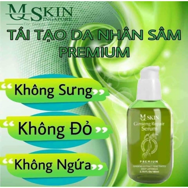 Chính Hãng] Serum Thay Da Nhân Sâm Cao Cấp MQ Skin - Tái Tạo Vip MQ Skin Không Sưng Chính Hãng