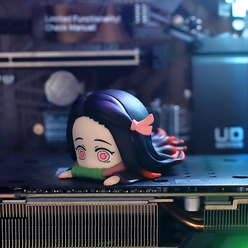 Mô hình Nezuko - Thanh gươm diệt quỷ - Kimetsu no Yaiba dùng trang trí bàn làm việc, VGA, GPU, CASE PC