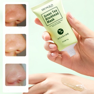 [Hàng mới về] Mặt nạ lột mụn đầu đen BIOAQUA chiết xuất trà xanh giúp làm sạch sâu và thu nhỏ lỗ chân lông