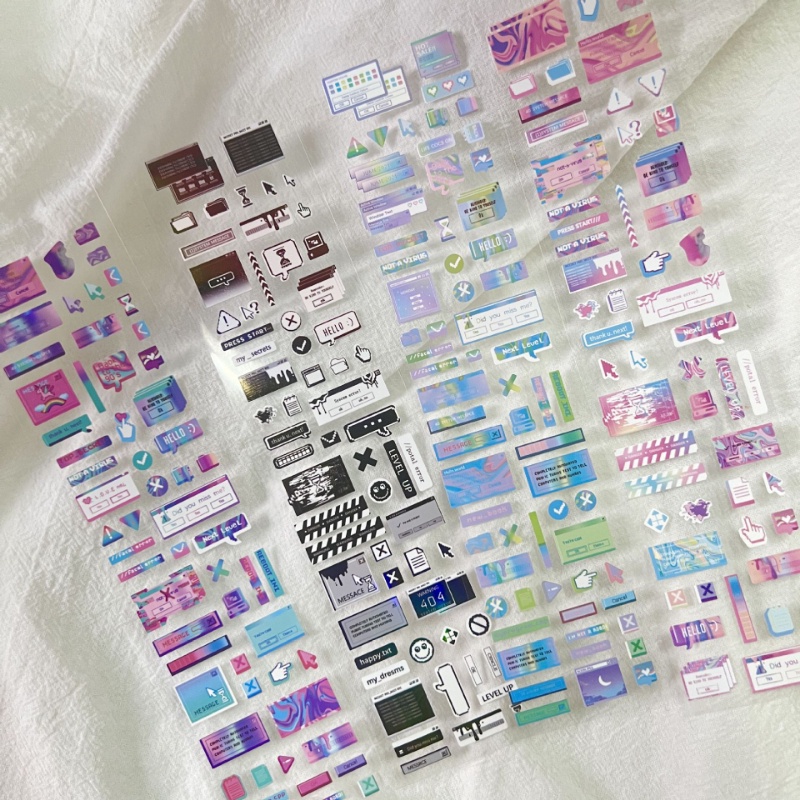 Sticker Dán Trang Trí Bàn Phím Máy Tính DIY