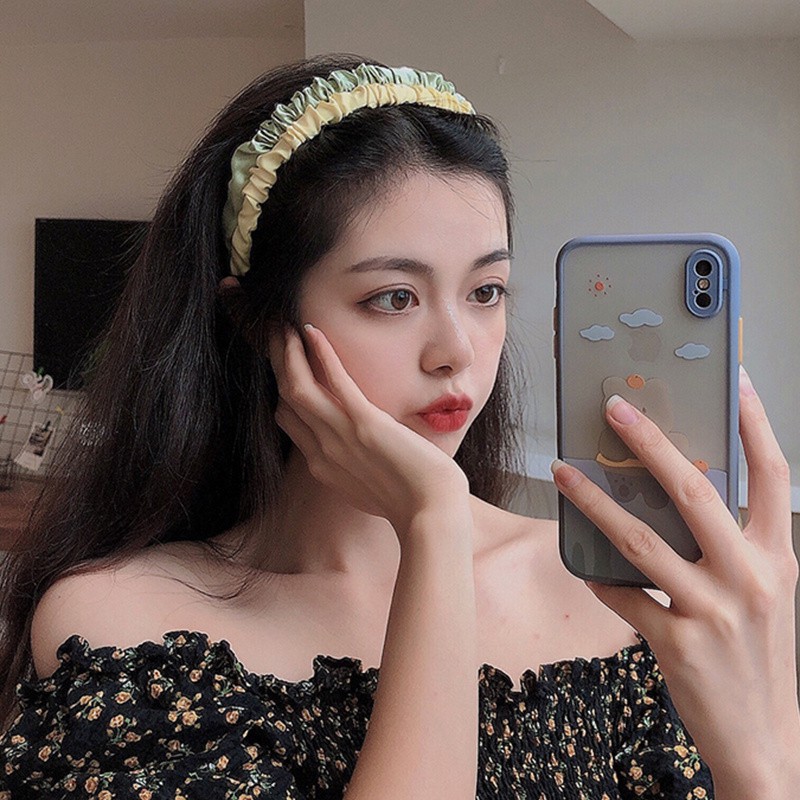 Cài tóc vải voan phong cách hàn quốc xinh xắn cho nữ