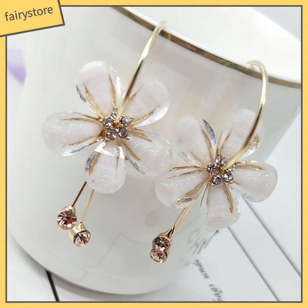 Đôi khuyên tai hình hoa phong cách Hàn Quốc duyên dáng và sành điệu cho nữ