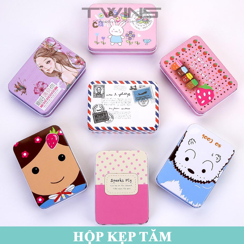 Hộp 50 kẹp tăm kẹp tóc kim loại SK107 sang trọng, dễ thương, xinh đẹp, cute phong cách Hàn Quốc làm phụ kiện tóc cho nữ