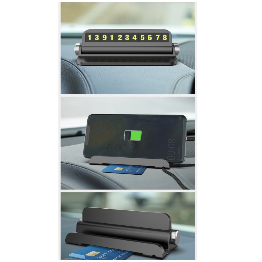 Bảng ghi số điện thoại đa năng kèm dãy số phản quang cho xe ô tô