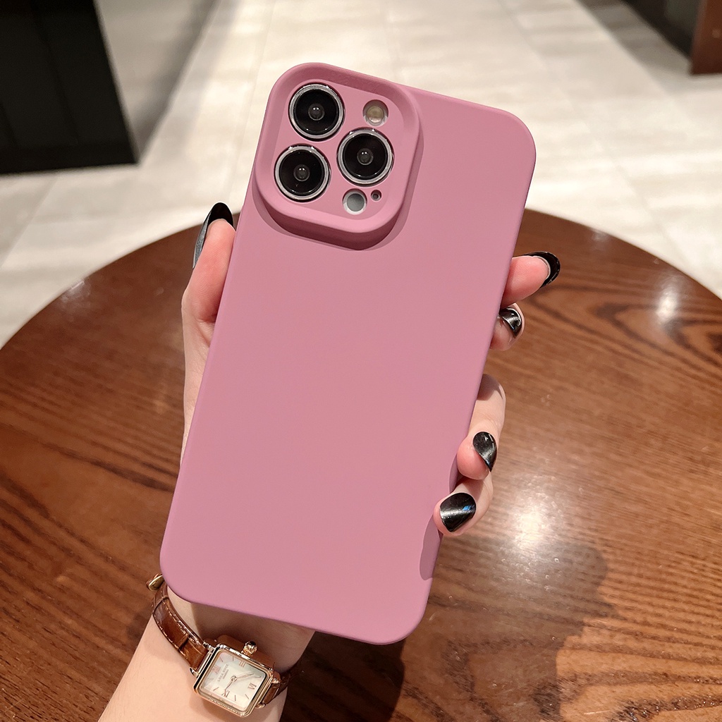 Ốp Điện Thoại Silicon Dẻo Dày Dặn Thời Trang Chống Rơi Cho iPhone 14 Pro Max 13 Pro Max 12 Pro Max 11 Pro Max 14 Plus