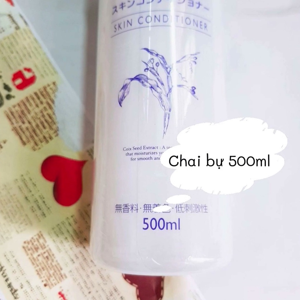 Toner Hạt Ý Dĩ Nước hoa hồng Naturie Skin Conditioner Lotion Nhật Bản