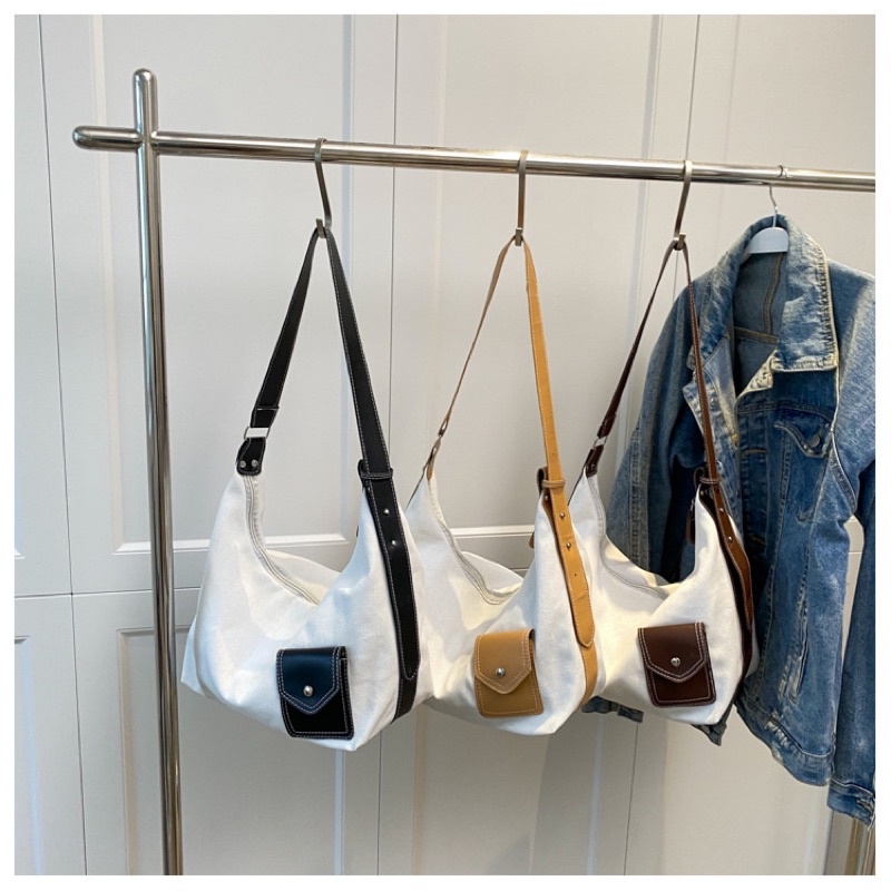 Túi đeo chéo quai da có túi hộp đi chơi, đi học(có sẵn)