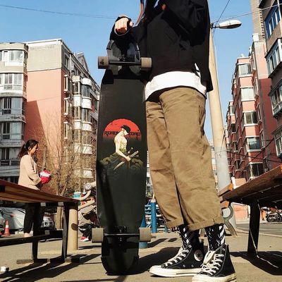 FULL BỘ VÁN TRƯỢT LONGBOARD Storm Knight MUSULON đẳng cấp chuyên nghiệp phong cách Japan