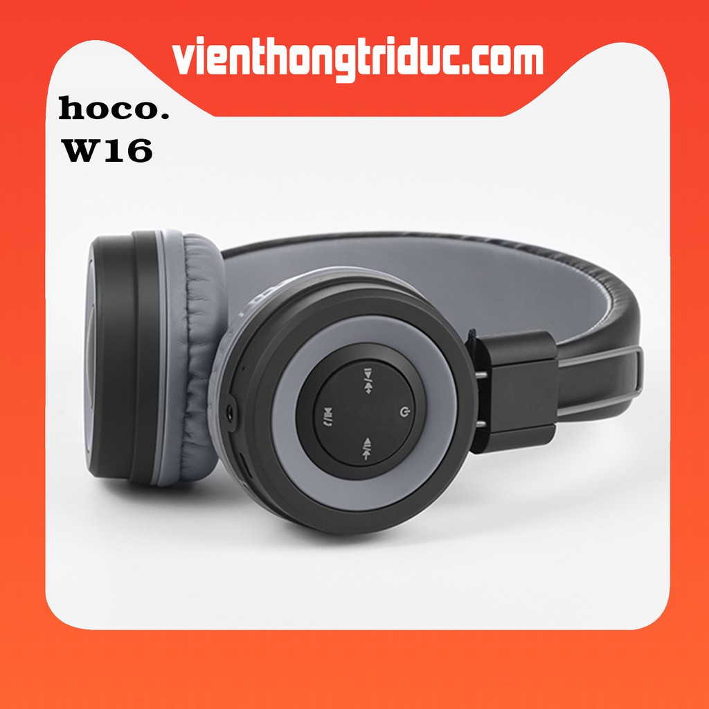 ⚡️CHÍNH HÃNG⚡️ Tai Nghe Chụp Tai Bluetooth V4.2 Hoco W16 - Kiểu Dáng Thời Trang -Nghe Nhạc 4 Giờ -Tích Hợp Cổng 3.5mm