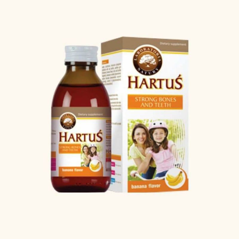 Hartus Canxi - Bổ sung canxi, Vitamin D3, Vitamin K, Hấp thu Canxi tối đa cho trẻ từ 4 tháng tuổi