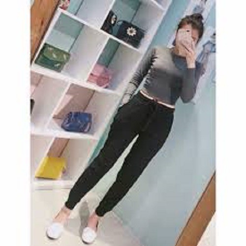Quần Jogger gân tăm, chất co giãn tốt - Thời trang CHIPXINHXK cao cấp