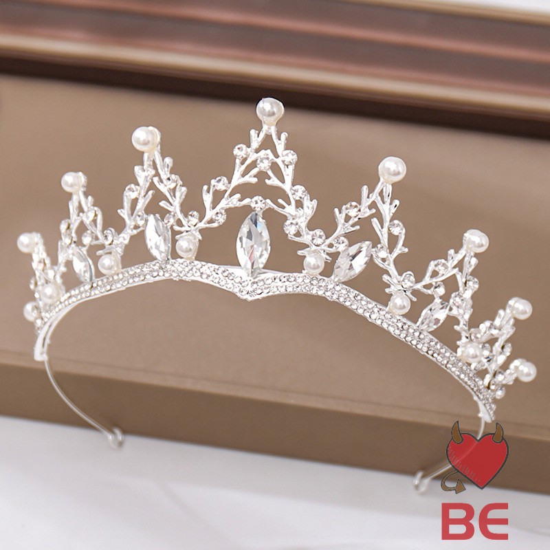 YADORNOS Vương Miện Cài Tóc Hình Vương Miện Đính Đá Lấp Lánh Cho Cô Dâu