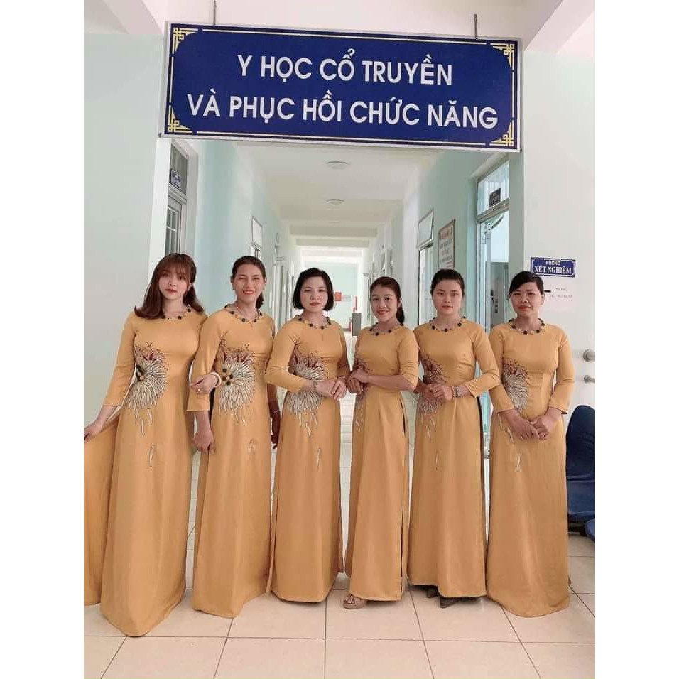 ÁO DÀI THÊU TÂY THI  MAY SẴN HOT HOT