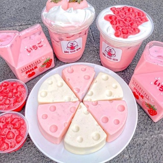 Set bột pudding 6 vị kèm công thức dễ làm (pudding trứng, socola, dâu, khoai môn, đào, matcha) - 100G/500G