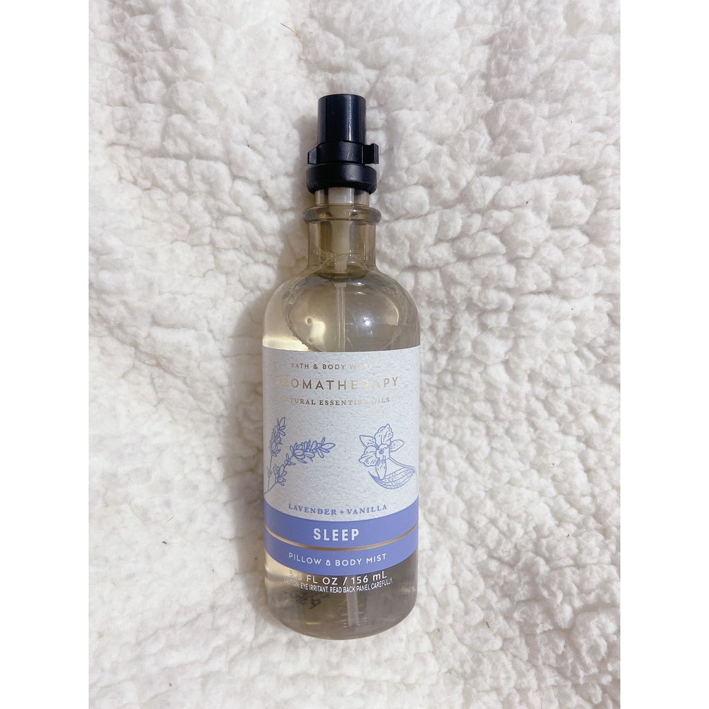 Aromatherapy Sleep Lavender + Vanilla Bộ sản phẩm Sữa tắm - Xịt thơm toàn thân - Dưỡng thể Lotion Bath & Body Works