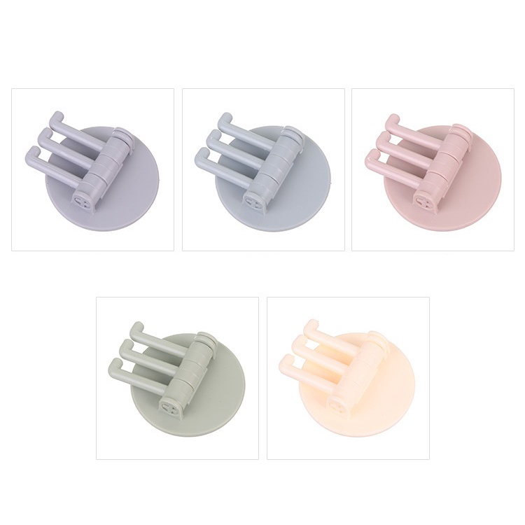 Móc Dán Tường 3 Móc Treo Đồ Vật Treo Quần Áo Đa Năng MINISHOP A157