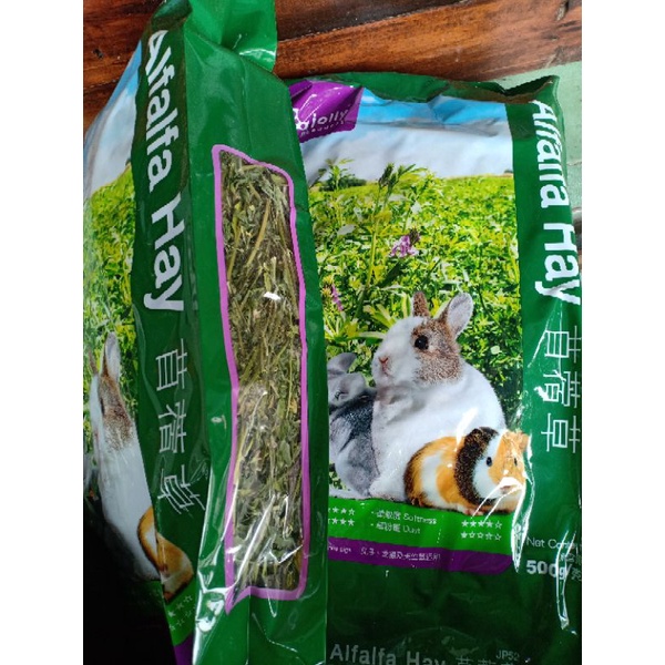 Cỏ khô nguyên cành "Alfalfa Hay" thức ăn cho thỏ, bọ, chinchilla...