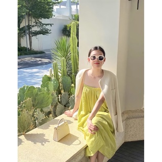 Đầm 2 dây,váy 2 dây dáng suông màu xanh siêu tôn da tôn dáng cho nữ