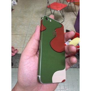 combo 2 bộ skin màu camo cho iphone 5 / 5s