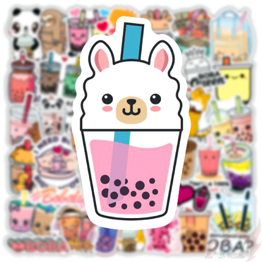 ❉ I Love Drinking Series 01 Pearl Milk Tea Stickers ❉ 50Pcs/Set DIY Fashion Luggage Laptop Skateboard Doodle Decals Stickers