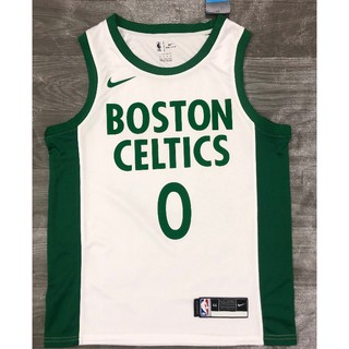 【Bán Nóng】bảng bìa cứng Boston Celtics 0# 2021 NBA City edtion áo bóng rổ màu trắng