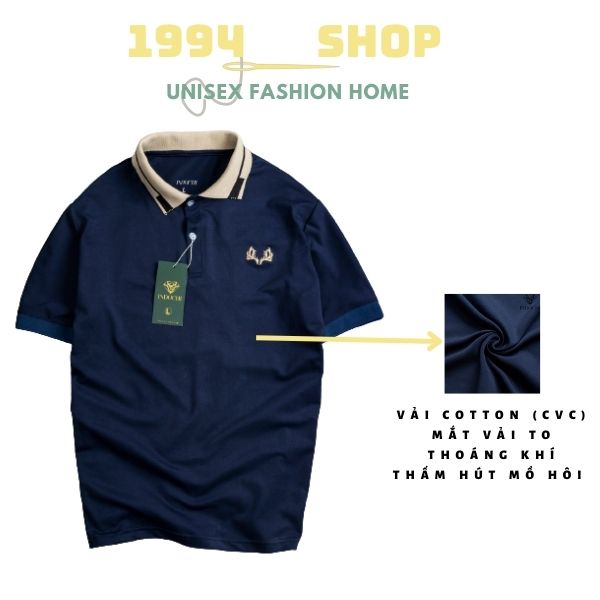 Áo Polo Nam, Áo polo Sừng Hươu Cao Cấp Trẻ Trung vải Cotton da cá sấu thoáng khí thoải mái từ 1994-Shop