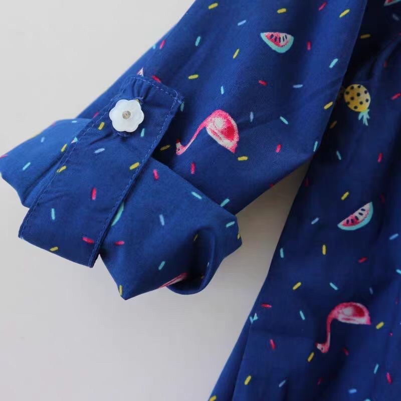 Áo váy sơ mi bé gái Sergent M 2-6 tuổiÁo cotton cao cấp xuất dư