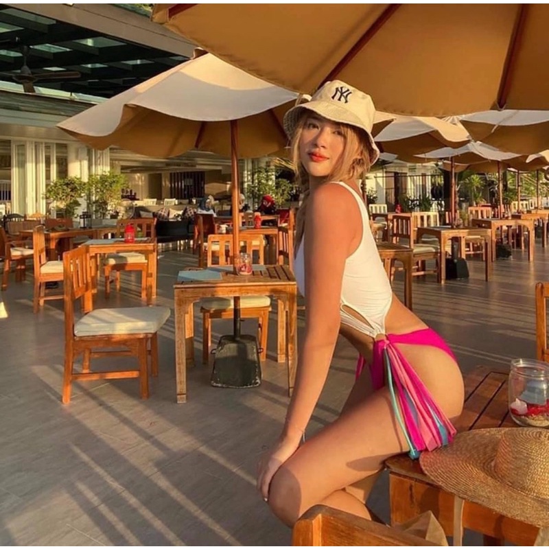 Bikini hot phối màu đan dây sexy (hình thật chụp sàn)