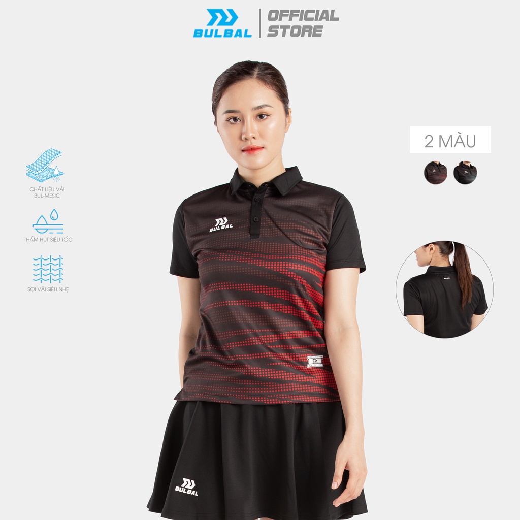 Áo Cầu Lông Nữ Bulbal Badminton Ss22 Chuyên Nghiệp  Chất Vải Mè Bul-Mesic, Dùng Trong Tập Luyện Và Thi Đấu Cầu lông