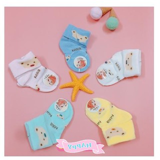 [Siêu Đẹp] Combo 6 đôi tất vớ sơ sinh, Vớ tất cho bé sơ sinh