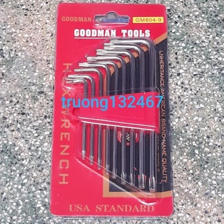 Bộ lục giác đầu bông 9 cây