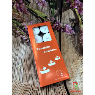 Nến Trang Trí Tealight vĩ 10 viên ( màu trắng )