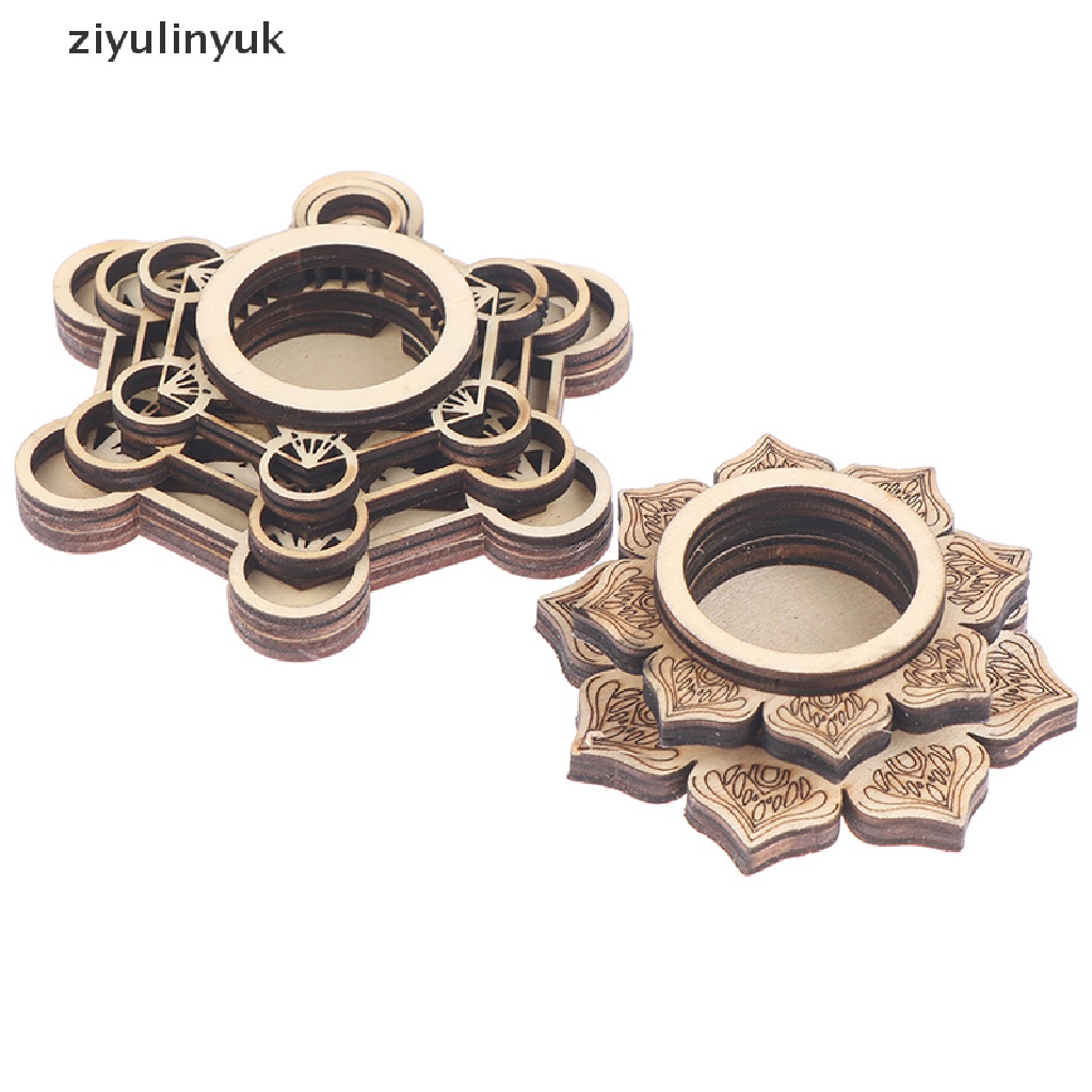 Giá Đỡ Trưng Bày Quả Cầu Pha Lê Bằng Gỗ Hình Hoa Sen / Hành Tinh ziyulinyuk