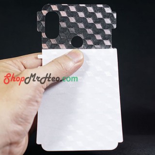 Bộ 3 Skin Dán Lưng Vân 3D Xiaomi Redmi Note 5 pro