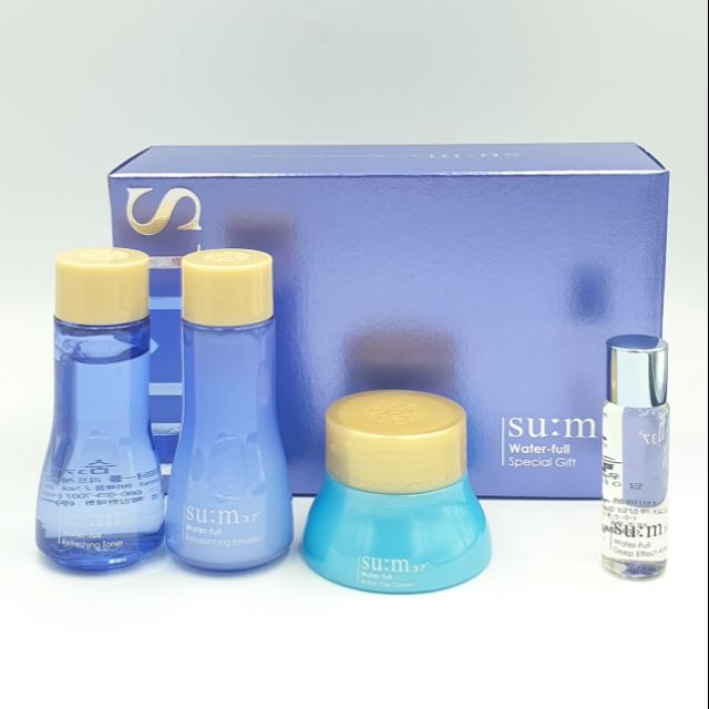 Set sum37 cho da mụn, Dưỡng Ẩm,cấp nước Su:m37 Water-full