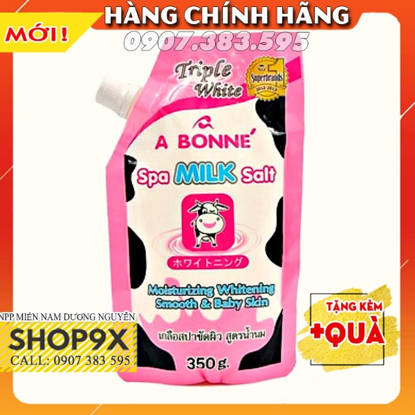 Muối Tắm Sữa Bò Tẩy Tế Bào Chết A Bonne Spa Milk Salt Thái Lan 350gr