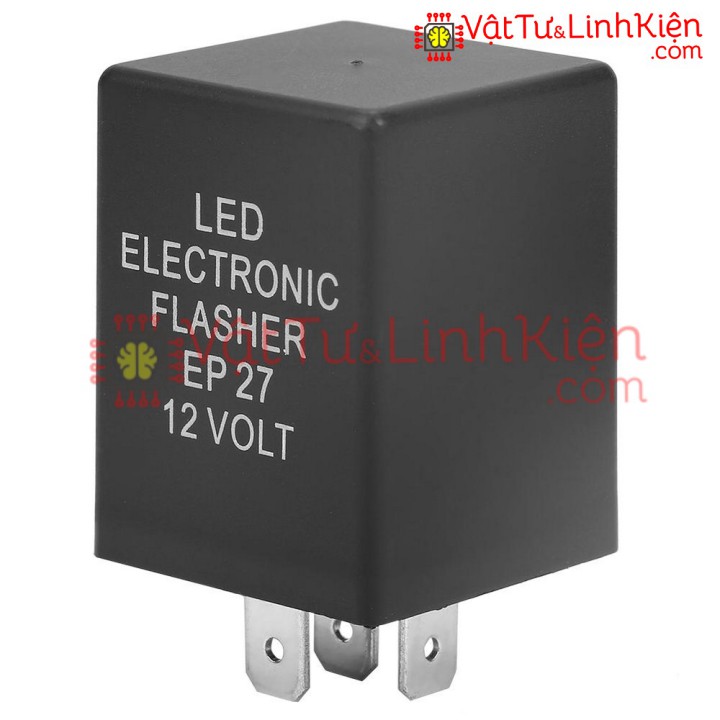 Rơle Xi Nhan 12V 5 Pin Dùng Được Cho Đèn LED