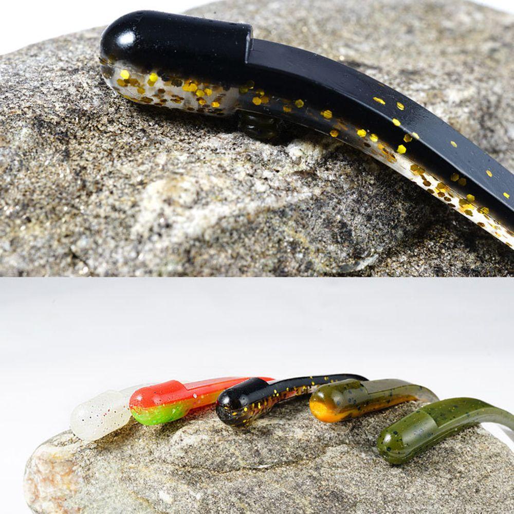 LET Set 10 Mồi Câu Cá Mềm Hình Con Sâu Kích Thước 12cm / 3g