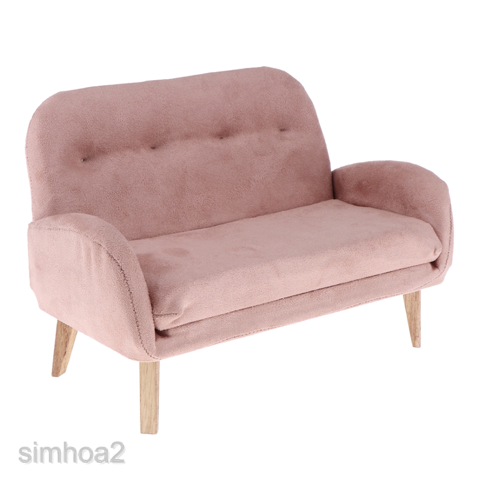 Ghế Sofa Mini Tỉ Lệ 1/6 Trang Trí Nhà Búp Bê