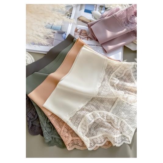 💗 Quần Lót Su Lụa Ren Cạp Cao Gen Bụng Tàng Hình 6331 💗