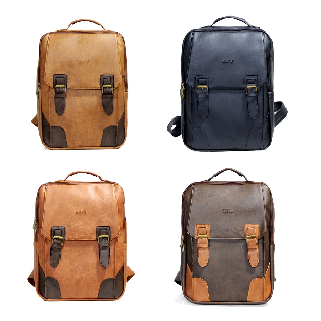 Balo da nam nữ unisex thời trang, Balo da Laptop BL61