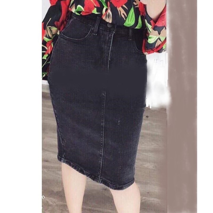 HÀNG NEW_ Chân váy Jean ôm body xẻ sau siêu đẹp_chân váy bò công sở _chân váy bút chì _GIAO ĐÚNG MẪU | BigBuy360 - bigbuy360.vn