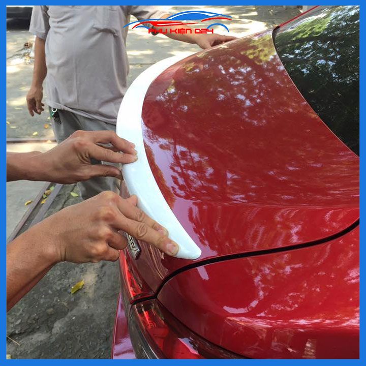 Đuôi gió sau xe liền cốp Mazda 3 2015-2019 Sedan, 2020-2022 hàng mộc chưa sơn