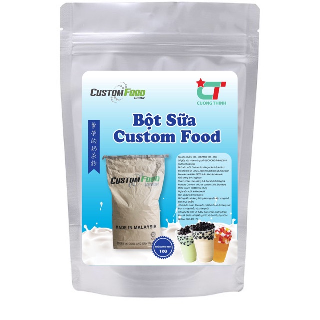 Bột pha trà sữa hiệu Custom Food