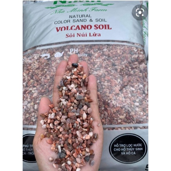 sỏi núi lửa 500g